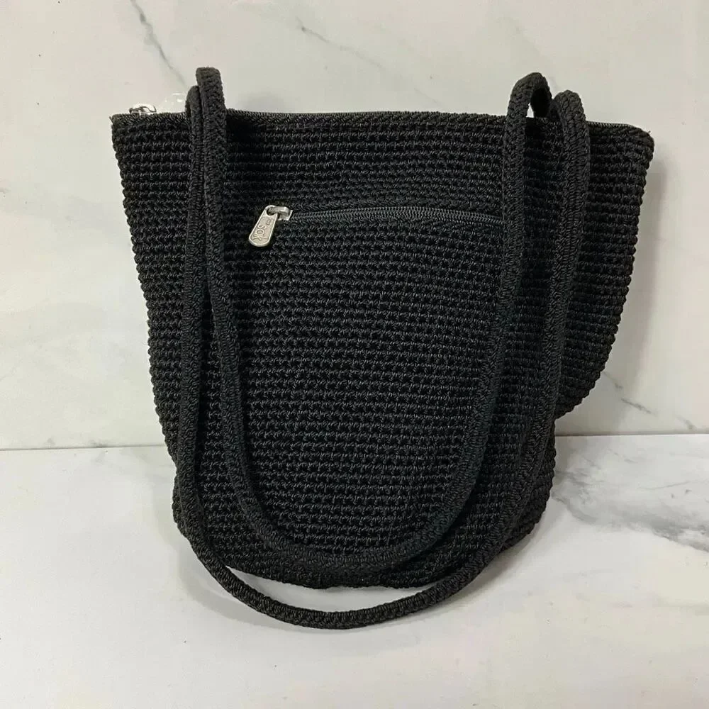 THE SAK Woven Hobo Bucket Bag Purse